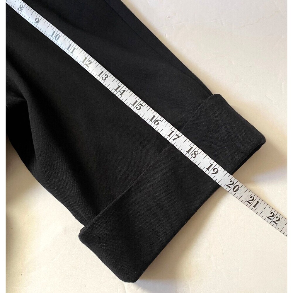 Sandro Sportswear Double Breasted Blazer Womens Size L Black 3/4 Cuffed Sleeves - Picture 15 of 16